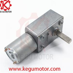 Quality 46MM worm gearbox 90 Degree Right Angle 2rpm 12V 46MM* 32MM DC Worm Gear Motor wholesale