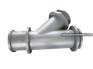 Quality Cast Basalt Lined Steel Y Pipe wholesale