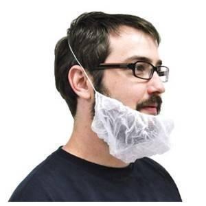 Quality Polypropylene Non Woven Beard Covers With Elasticated Edges wholesale