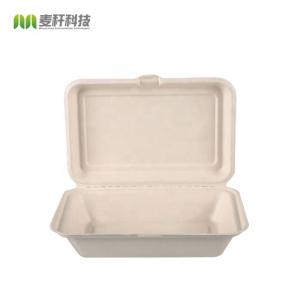 Quality Biodegrabable bagasse pulp Clamshell Lunch Box wholesale