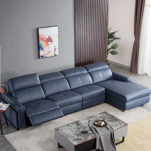 China Corner Sofa Combination Italian Simple Multifunctional Leather Art Living Room Space Electric Leather Sofa Cabin on sale