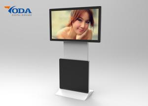 China IR Touch Rotating Touch Screen Monitor Floor Standing Type Windows System on sale