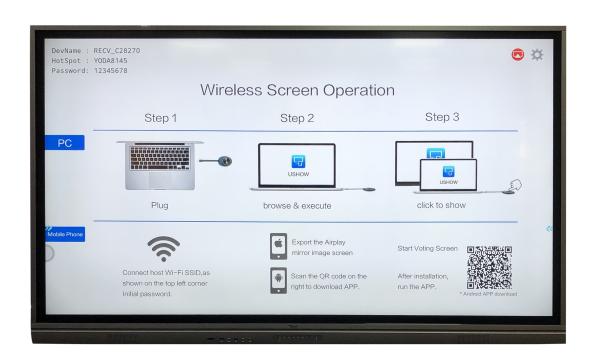 Cheap 3840*2160P 55" 500W 320cd/m2 LCD Interactive Touch Screen for sale