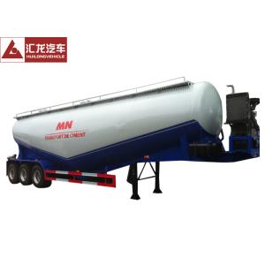 China 11500x2500x4000 Mm Dry Bulk Trailer , Lime Powder Pneumatic Sand Trailer High Adaptability on sale