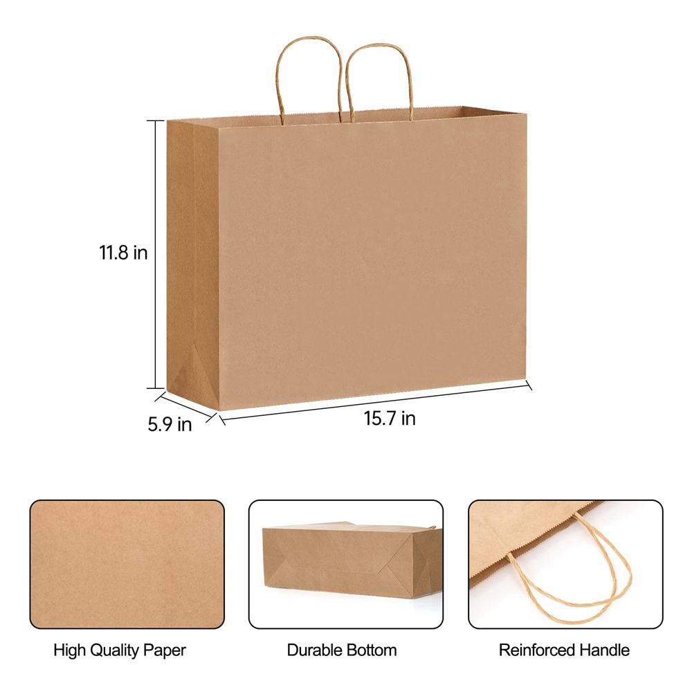 Custom Color Accepted Handmade Promotion Luxury Shoe Clothing Packaging Shop Paper Bag
