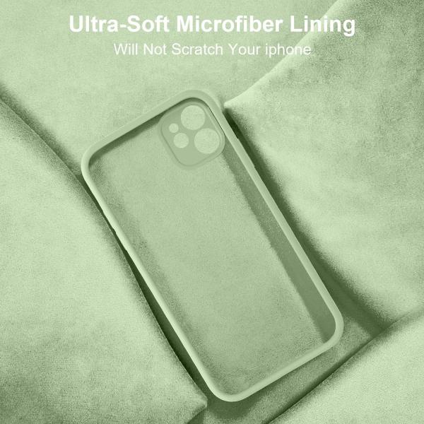 Compatible with iPhone 11 Case, Upgraded Liquid Silicone with [Square Edges] [Soft Anti-Scratch Microfiber Lining]