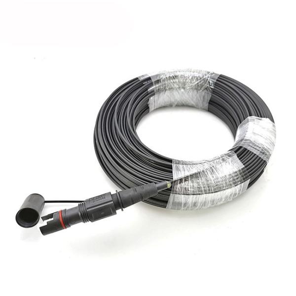 Pre Connectorized FTTA Patch Cord FTTH Drop Cable Optitap Compatible H Connector