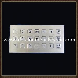 Quality IP65 ATM Vandal Proof Matrix 3x7 Metal Numeric Keypad wholesale