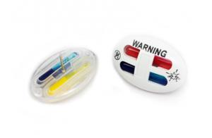 China Anti - Theft EAS Hard Tag RF 8.2MHZ / Ink Security Tag Multi Color Available on sale