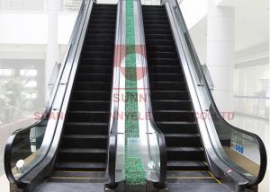 China 1000MM Aluminum Escalator Step Yellow Demarcation In Shopping Mall on sale