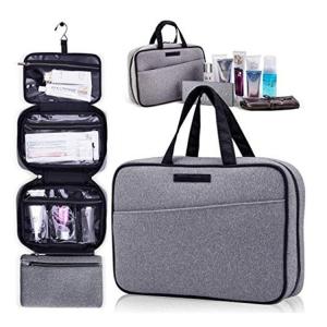 Hanging Toiletry Travel Organizer Bag Collapsible 4 Compartments