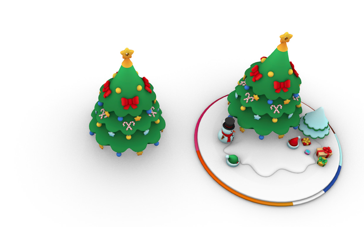Silicone Rubber Christmas Tree Stacking Toy, Infant Kids Gift Color Recognition Educational Puzzle Toy
