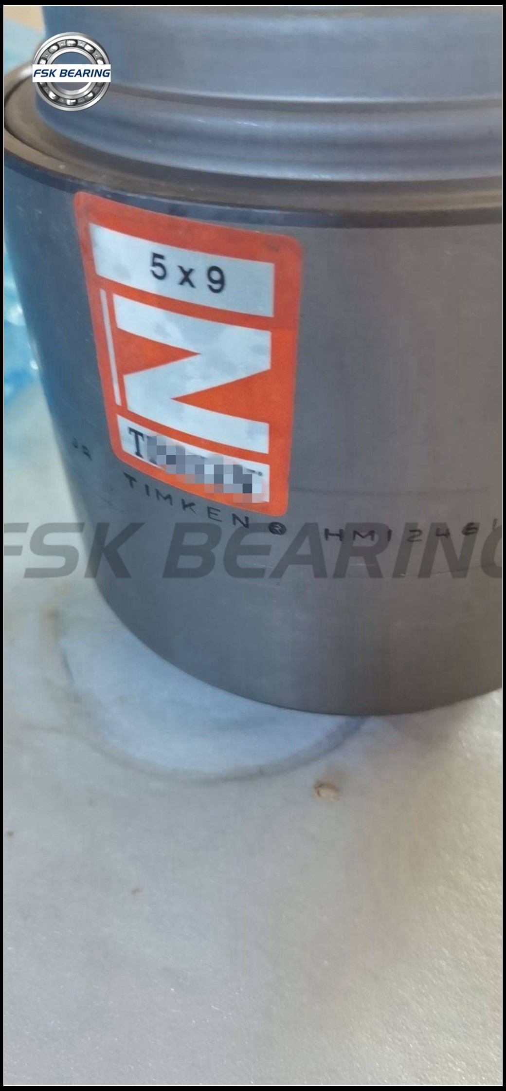 Double Row HM127746/HM127715XD Railway Locomotive Bearing 131.75*207.962*152.4 mm Tapered Roller Bearing