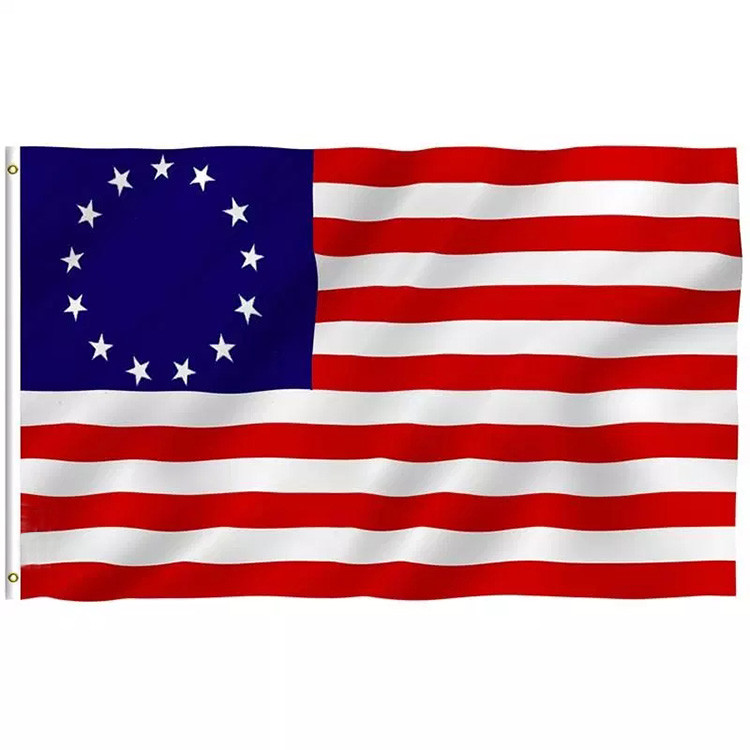 Betsy Ross customized screen printed high quality