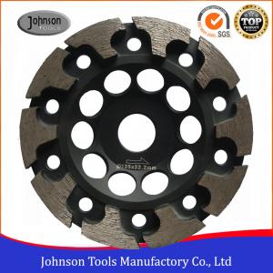 China 125mm T Segment Diamond Cup Grinding Wheel For Concrete Metal Bond Material on sale