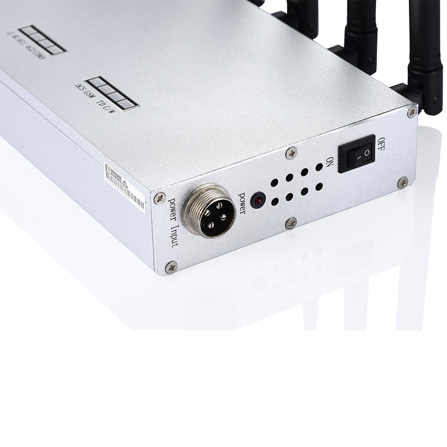 8-way high-power external mobile phone signal shield GPS positioning jammer WiFi wireless network jammer
