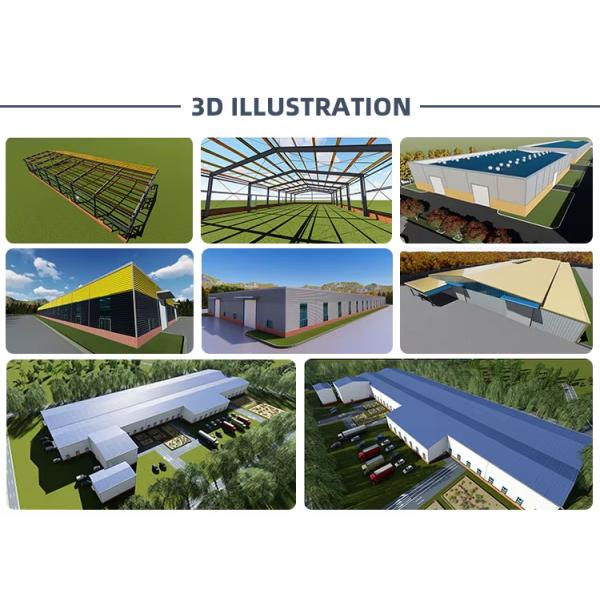 Metal Steel Structure Layer Brioler Chicken Prefab Poultry Farm Building