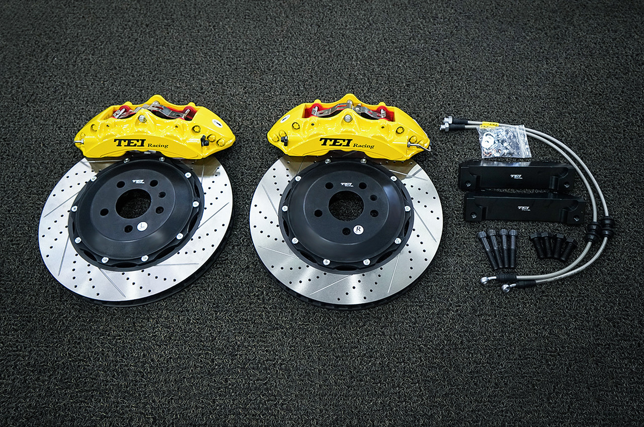 Audi RS4 RS5 RS6 BBK Big Brake Kit 6 Piston Forged Two Pieces Caliper 19 Inch Wheel Front