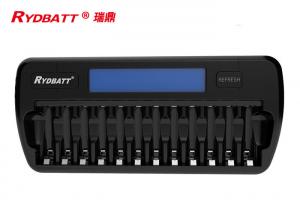 Quality 12 Slot Nimh Aaa Battery Charger DC 12 Volt 1.5A Suitable For 1 - 12pcs wholesale
