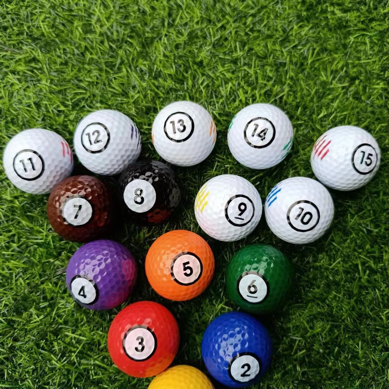 mini golf ball low bounce golf ball with two pieces mini golf ball putter ball putting ball billiard ball
