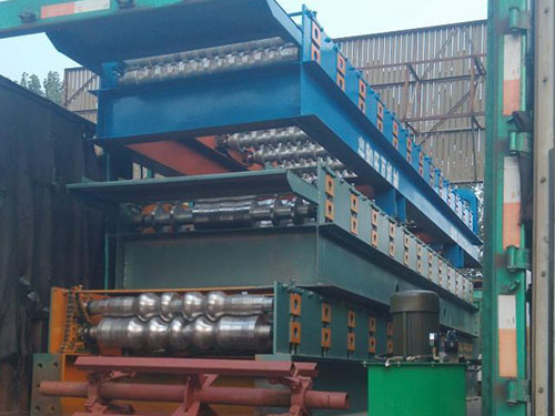 Glazed Color Steel Metal Roof Tile Roll Forming Machine