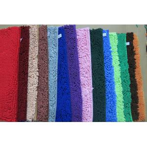 Quality Chenille floor mat polyester material pile height 12mm wholesale