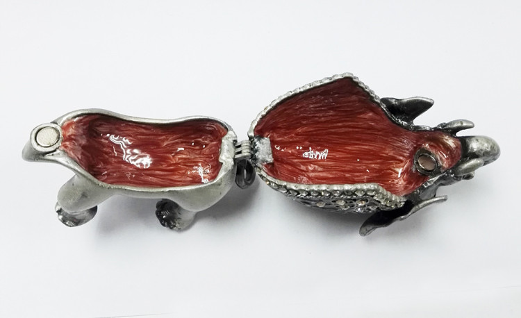 Alloy Elephant Jewelry Box Small Jewelry Box elephant metal jewelry boxes elephant shape bejeweled box
