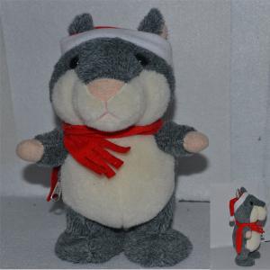 Quality Recording & repeating & walking Plush Toys cute hampster toys wholesale