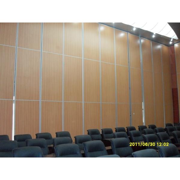 Wooden Movable Partition Wall Panels for Conference Room / Noise Cancelling Room Dividers