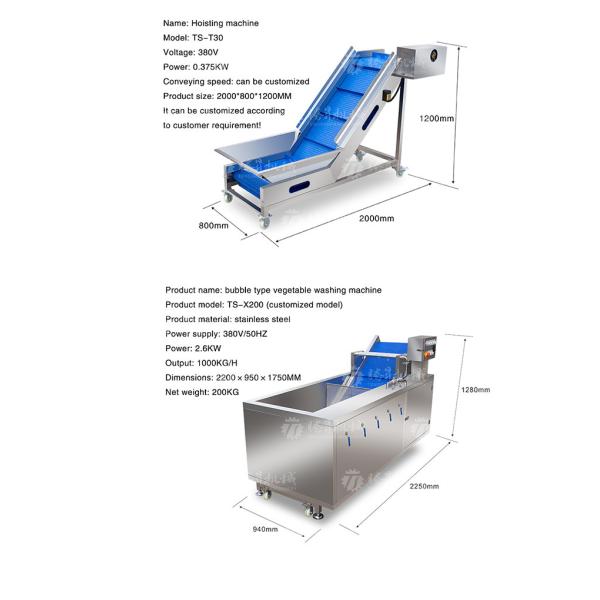Customized Potato Fruit And Vegetable Processing Line