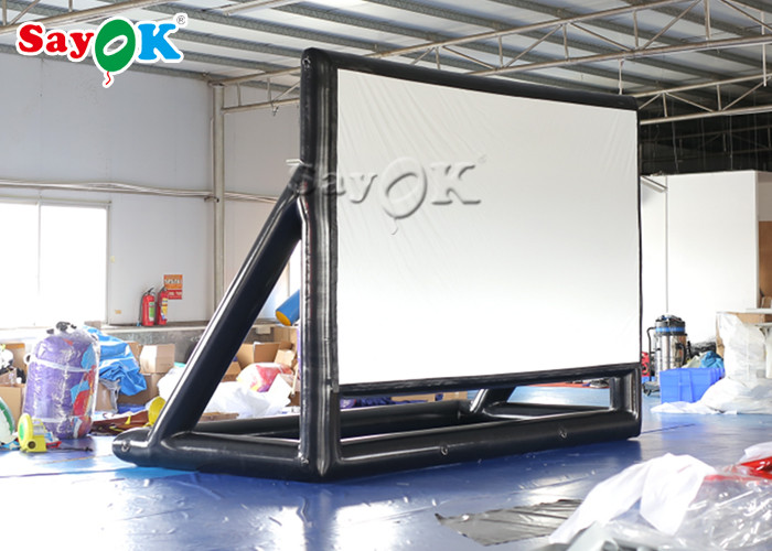 Inflatable Big Screen Backyard Inflatable Movie Screen Rear Projection Logo Printing
