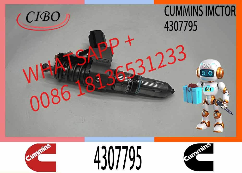 Common Rail Fuel Injector 4307795 3411767 3411759 3411381 For Cummins QSN14 N14 Engine