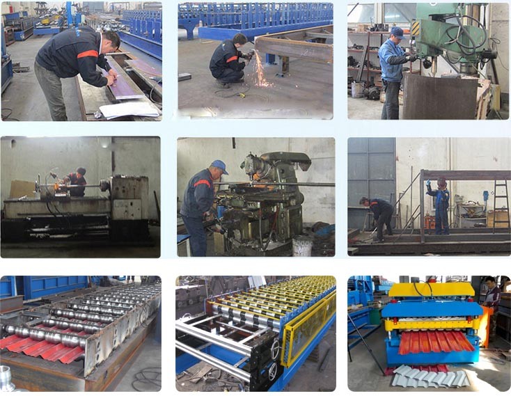 corrugated roofing sliding machine