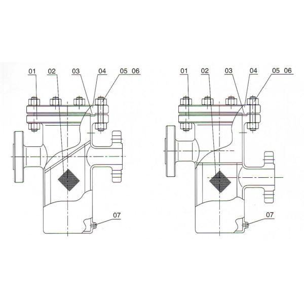Carbon Steel Simplex Basket Strainer , Industrial Basket Strainer With Leg