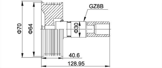Resilient Mounting Series Spinning Machine Spare Parts For Saurer Autocoro