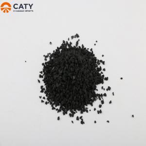 Quality UV Resistant Black Rubber Crumb , Multiscene Recycled Rubber Granules wholesale