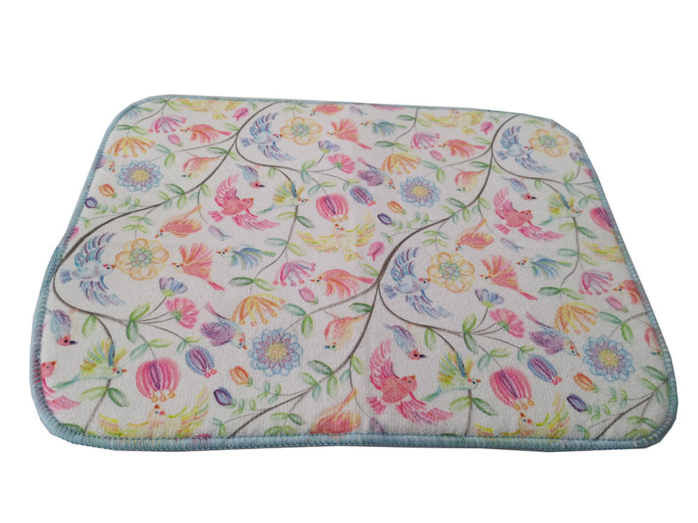 Reusable Washable Dish Drying Mat Microfiber Dish Drying Pad