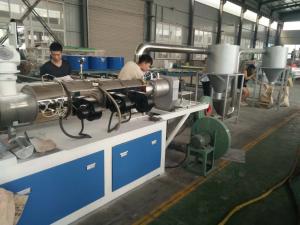 Quality PVC Plastic Twin Screw Extrusion Machine Extruder Recycling Line Granulator wholesale