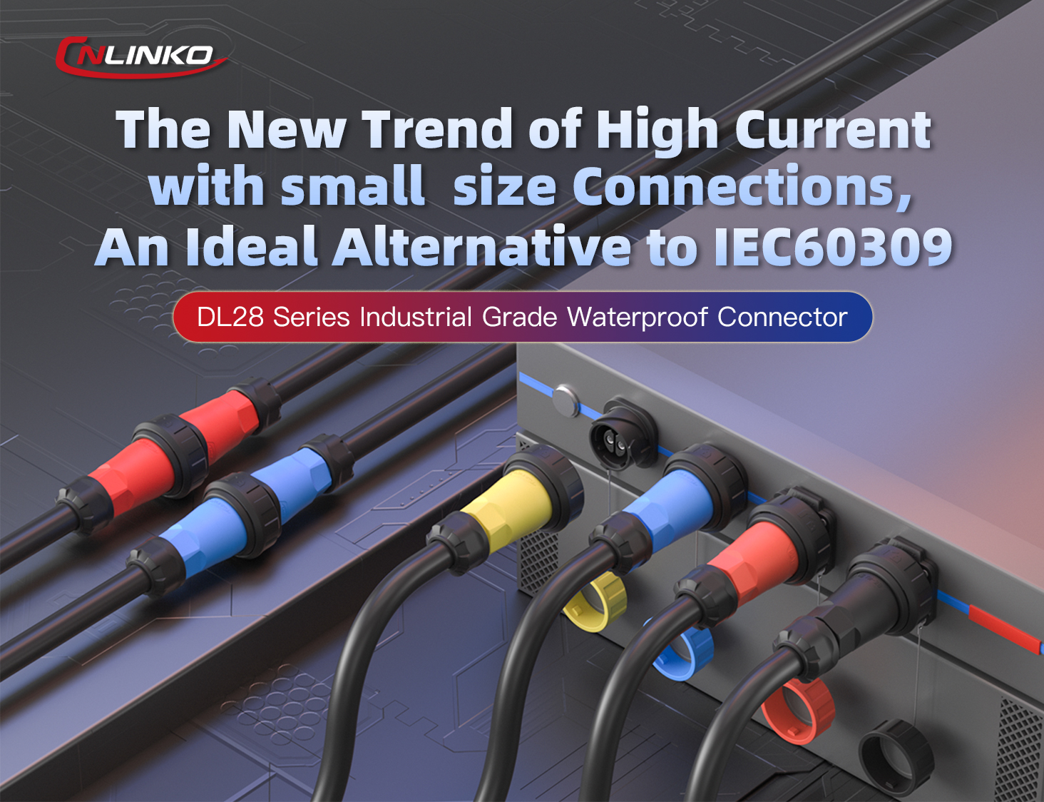Cnlinko DL28 Series 2 3 4 5 Pin IP68 Waterproof Wire Connector Circular Aviation Plug Power Led Connectors