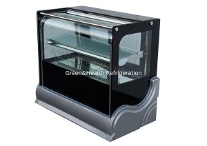 Manual Defrost Cake Display Freezer / Bakery Display Cooler With Customized Floor Standing Or Table Top Counter