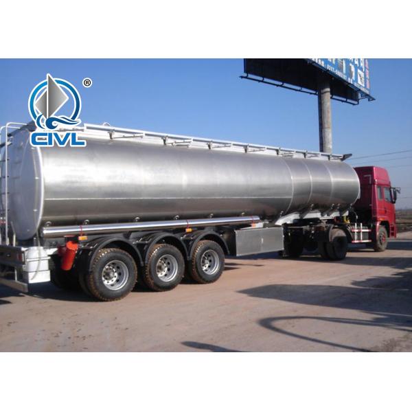 60CBM Oil Tanker Semitrailer Three-axle Fuel Tanker Semi-trailer aluminum semi trailer