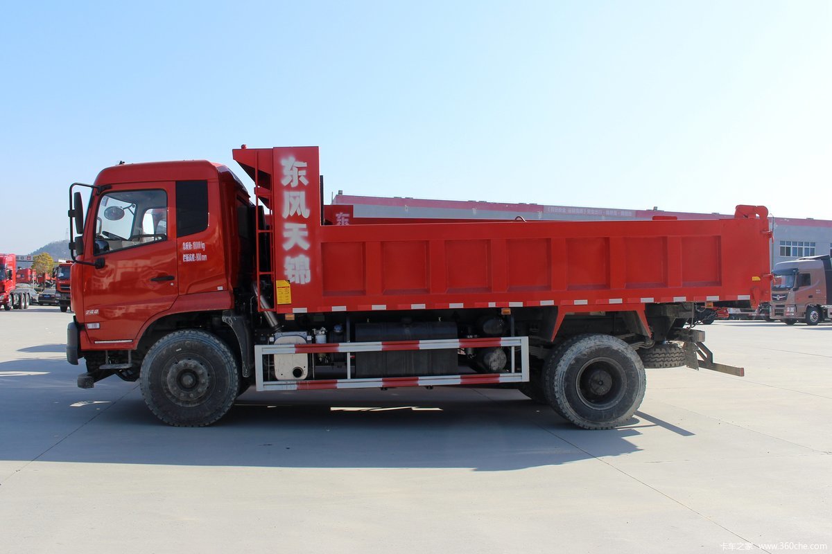8025x2530x3070mm Dimensions DONGFENG 4x2 Dump Truck Mining Truck for Heavy Duty Work