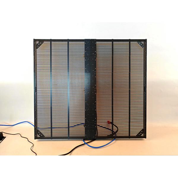 500*500mm Indoor LED Transparent Screen P2.6 4000-4500cd Mall LED Glass Display Window Screen Full-Color Grille Advertising Screen LED Full-Color Smd