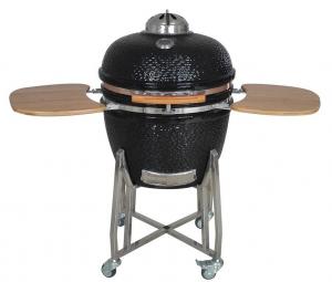Quality SGS Black Cast Iron Grate Barbeque 24 Inch Kamado Grill wholesale