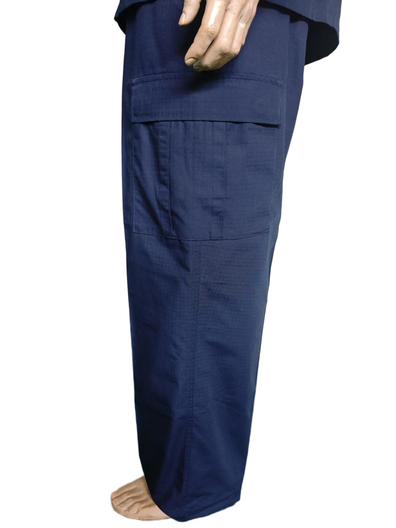 Vintage Style BDU Navy Blue Military Uniform Outfit BDU Uniform Personal Defense Equipment