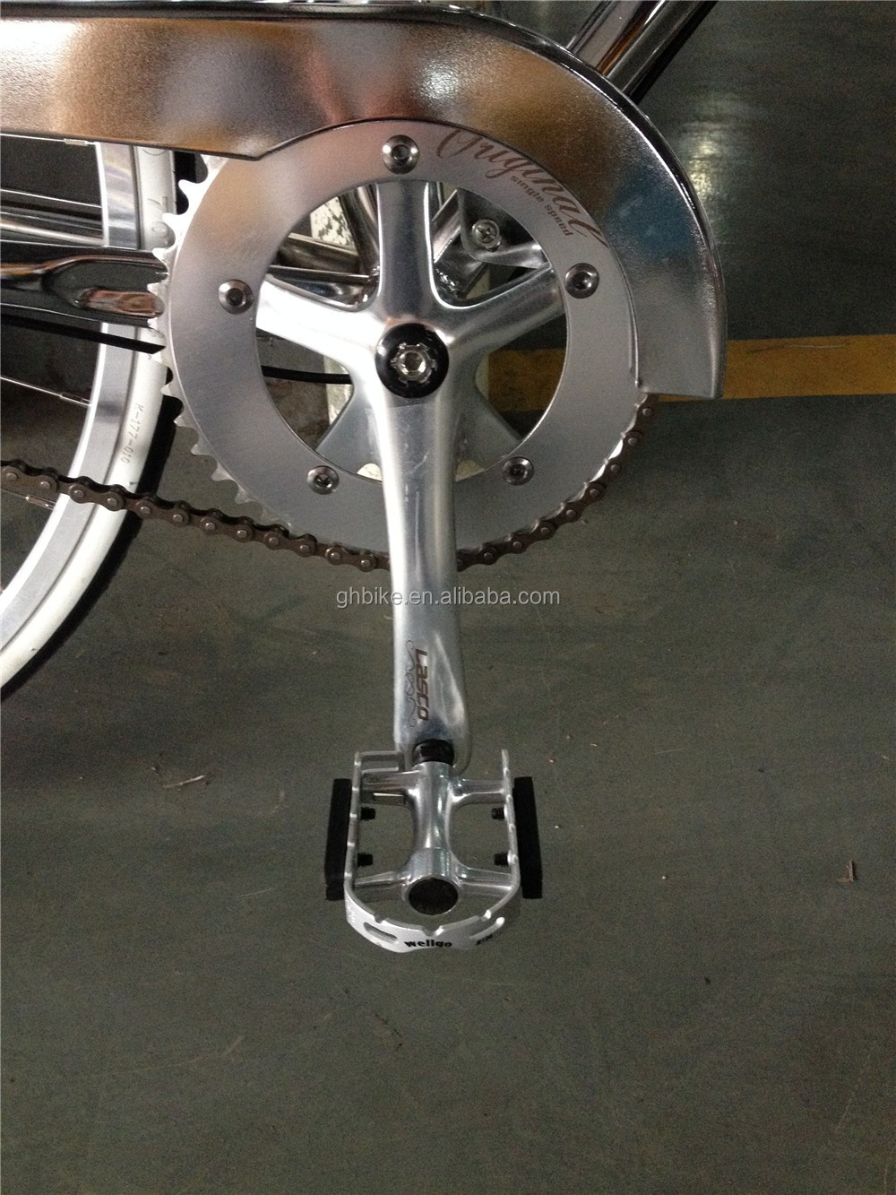 NO Suspension 3 Gear Silver Color Cromo Frame Vintage Ladies Bike Retro Women Lady Bicycle