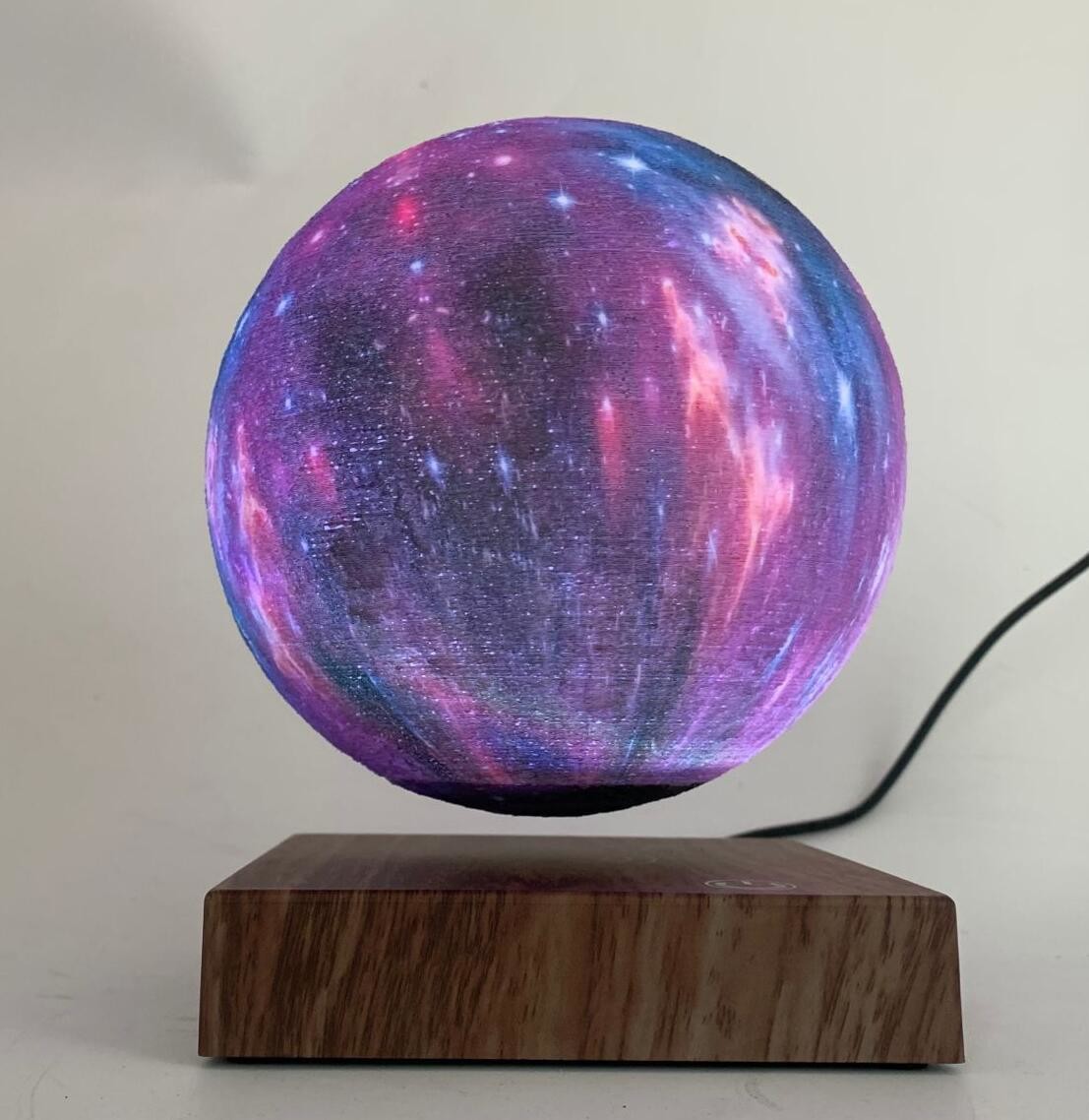 hotsale mganetic levitation bottom beside floating starry moon lamp 6inch wedding decor and gift
