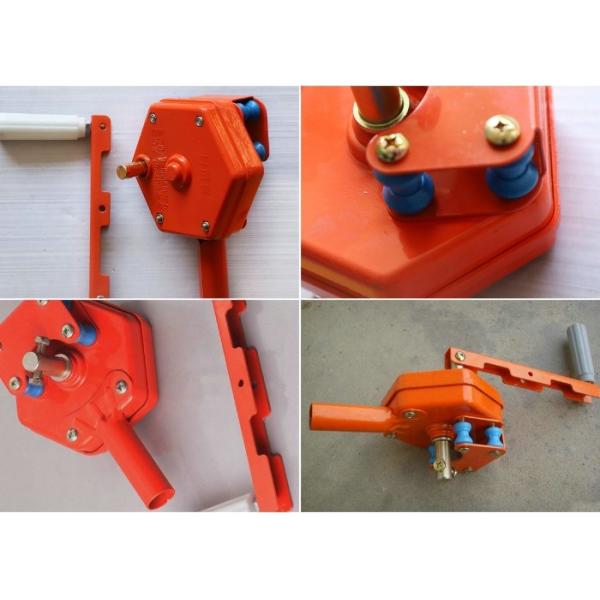 Manual Roll Up Motor Machine For Greenhouse Orange Blue Film Roller For Roof Ventilation And Shade Net
