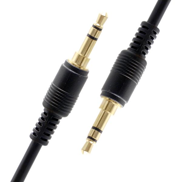 OEM Gold Plating 1M 2M 3M Male to Male 3.5mm Jack Aux Auxiliary Speaker Stereo Audio Cable