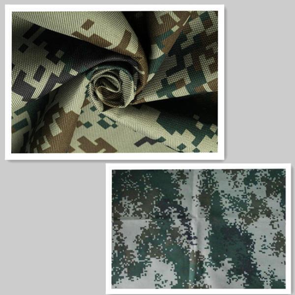 600D 300D Military Army Camouflage Fabric Ripstop Oxford Fabric Shrink Resistant